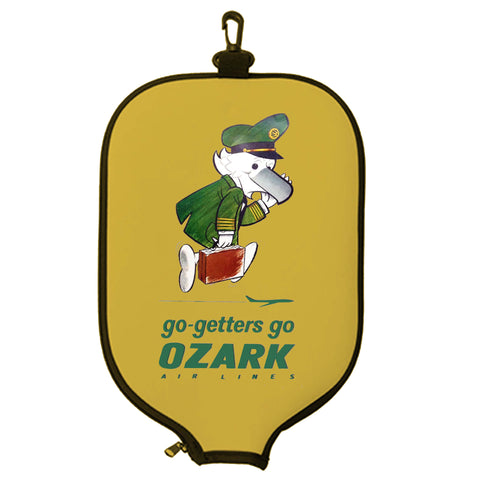 Ozark Airlines Mascot - Pickleball Paddle Cover