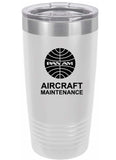 Pan American Aircraft Maitenance Tumbler