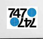 Pan Am 747 Decal Stickers