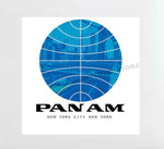 Pan Am Logo City View Decal Stickers