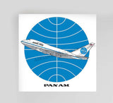 Pan Am Logo Plane Design Decal Stickers