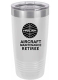 RETIREE Pan American Aircraft Maintenance Tumbler