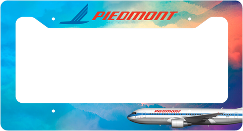 Piedmont Airlines - License Plate Thick Frame