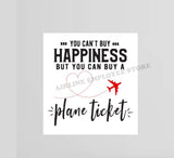 Buy A Plane Ticket Decal Stickers