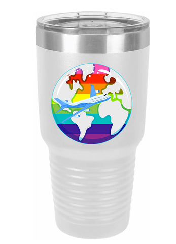 Flying Around The World With Pride Tumbler