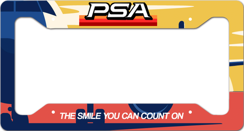 PSA  "The Smile You Can Count On" - License Plate Frame