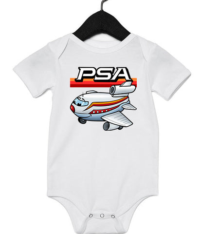 PSA Cartoon Plane Infant Bodysuit