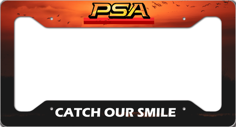 PSA Sunset "Catch Our Smile" - License Plate Frame
