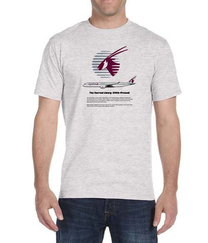 Qatar Airways - The Current Livery:2006-Present - T-Shirt