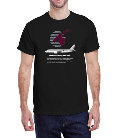 Qatar Airways - The Second Livery:1997-2006 - T-Shirt