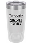 RETIREE Reno Air Aircraft Maintenance Tumbler