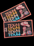 Texas - Embroidered Bag Tag