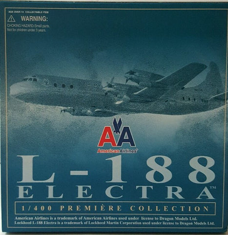 American Airlines L-188 Scale 1:400 by Dragon Wings