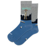 Hot Sox for Women - Seattle  - Crew Sock (gray)