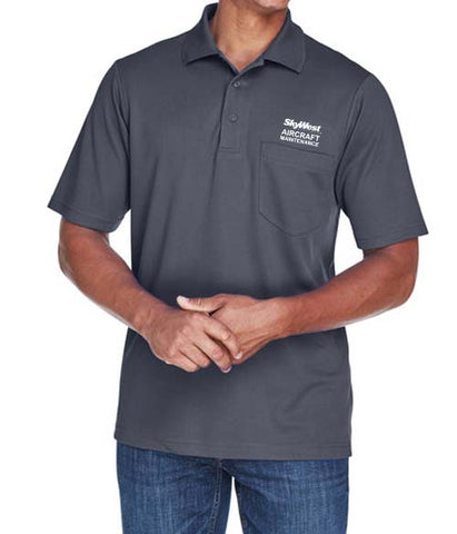 Skywest Aircraft Maintenance Wicking Men's Polo *A&P LICENSE REQUIRED*