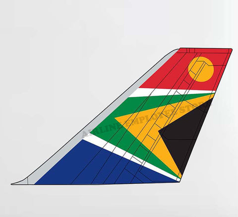 South African Airways Tail Decal Stickers