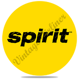 Sous-verre carré Spirit Airlines, logo jaune