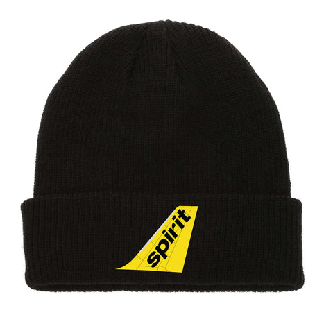 Spirit Airlines Livery Tail Knit Acrylic Beanies