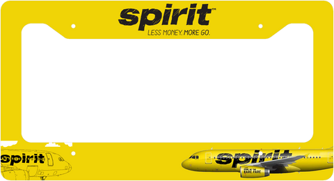 Spirit Colors - License Plate Thick Frame