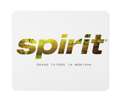 Spirit Airlines Orgin City -  Grand Tetons Montana - Mousepad
