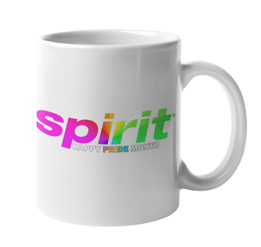 Spirit Pride Coffee Mug – Airline Employee Shop