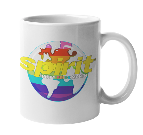 Spirit Airlines Celebrating Pride Around The World Coffee Mug