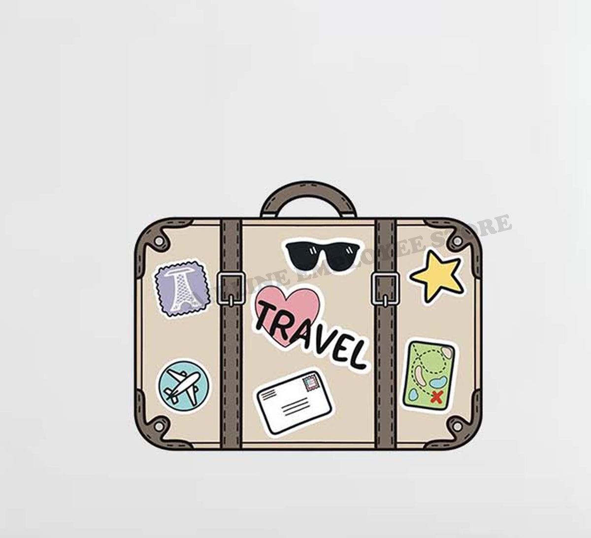 Travel Bag With Stickers