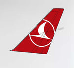 Turkish Airlines Livery Tail Decal Stickers