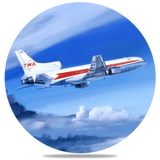 TWA L1011 Coaster by Rick Broome