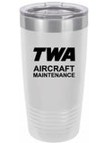 TWA Aircraft Maintenance Tumbler