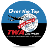 Sous-verre carré autocollant pour sac TWA Over the Top