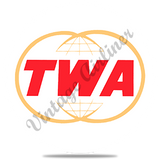 TWA Twin Globe Logo Coaster