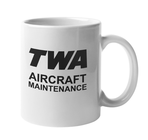 TWA Aircraft Maintenance Coffee Mug
