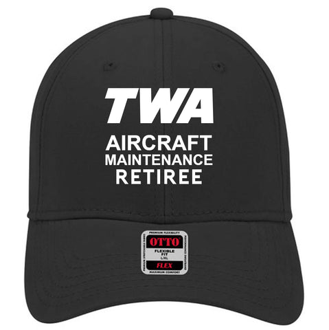 RETIREE TWA Aircraft Maintenance Flex Cap