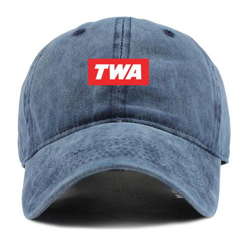 TWA Red Box Logo Cap