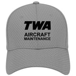 TWA Aircraft Maintenance Mesh Cap