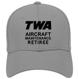 RETIREE TWA Aircraft Maintenance Mesh Cap