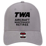 RETIREE TWA Aircraft Maintenance Flex Cap