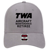 RETIREE TWA Aircraft Maintenance Flex Cap