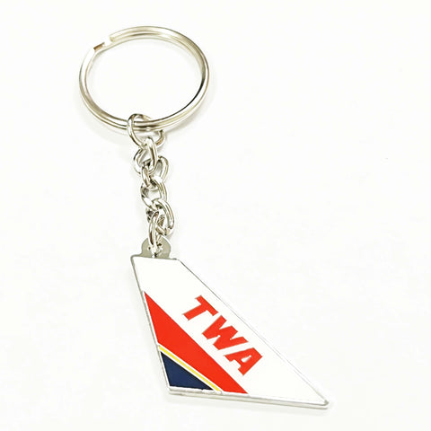 TWA Last Livery Tail Keychain