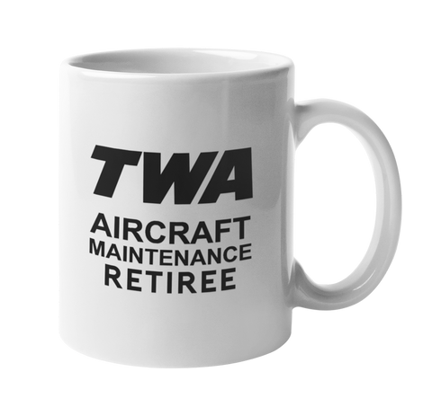 RETIREE TWA Aircraft Maintenance Coffee Mug