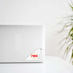 TWA Globe Tail Decal Stickers