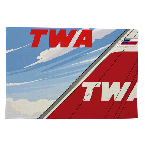 TWA Tail- Linen Placemats (A SET OF 4)