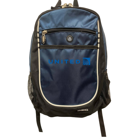 United Airlines Logo - Ogio Navy Carbon Backpack