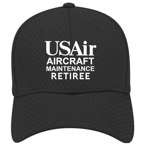 RETIREE Us Air Aircraft Maintenance Mesh Cap