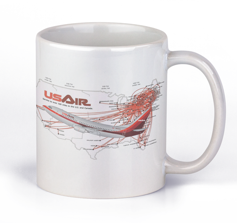 USAir Route - Coffee Mug