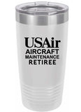 RETIREE USAir Aircraft Maintenance Tumbler