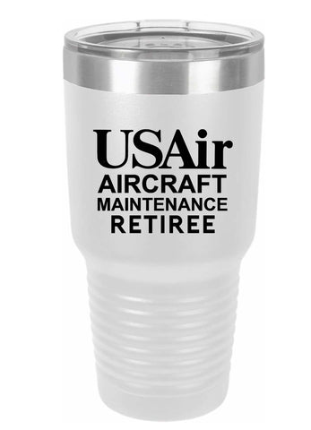 RETIREE USAir Aircraft Maitenance Tumbler