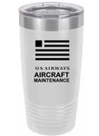 US Airways Aircraft Maintenance Tumbler