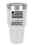 US Airways Aircraft Maitenance Tumbler